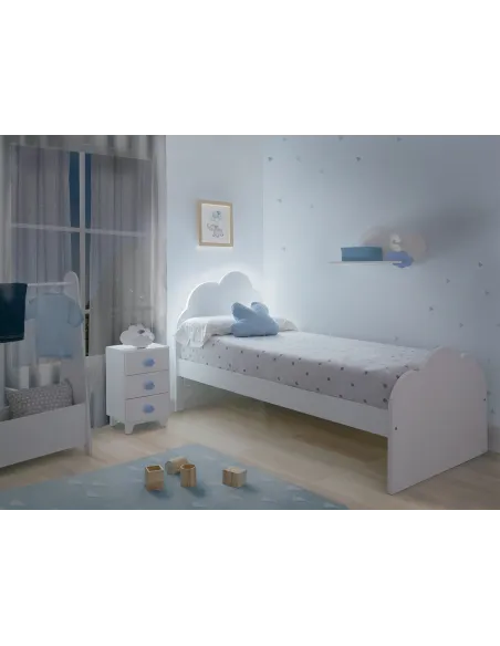 Cama infantil Nuvem com Luz