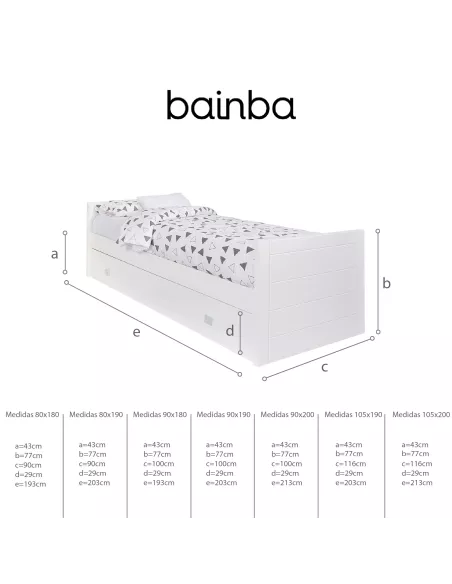 Quarto juvenil Lineal Coral