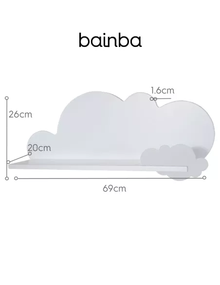 Medidas estante nuvem