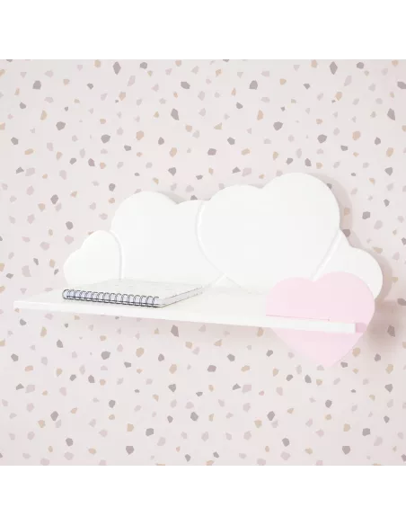 Estante para crianças coração