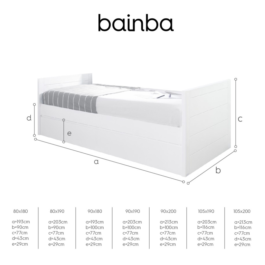 Cama dupla Lineal para crianças