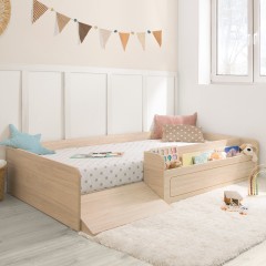 Cama Montessori com rampa e baú - Básico