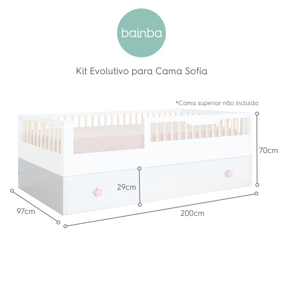 Kit evolutivo - Para a cama Montessori Sofia