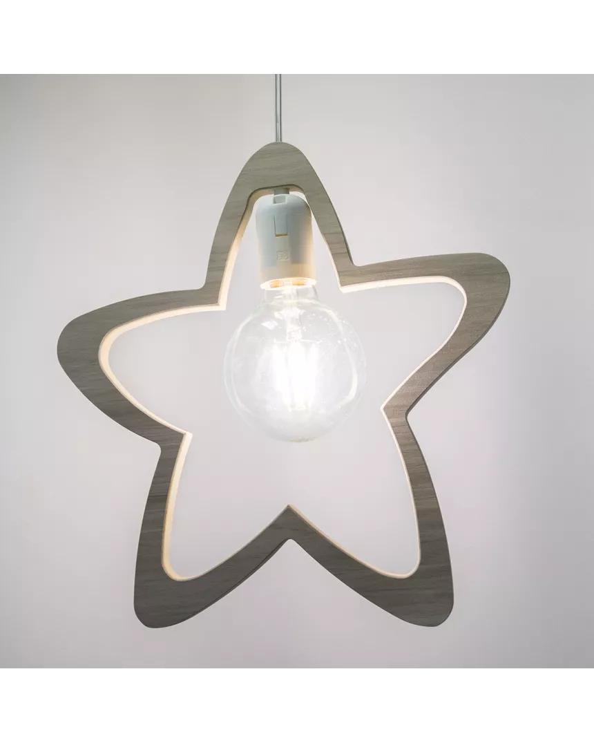 Candeeiro Pendente Infantil Star - Básico 2