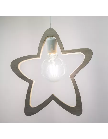 Candeeiro Pendente Infantil Star - Básico