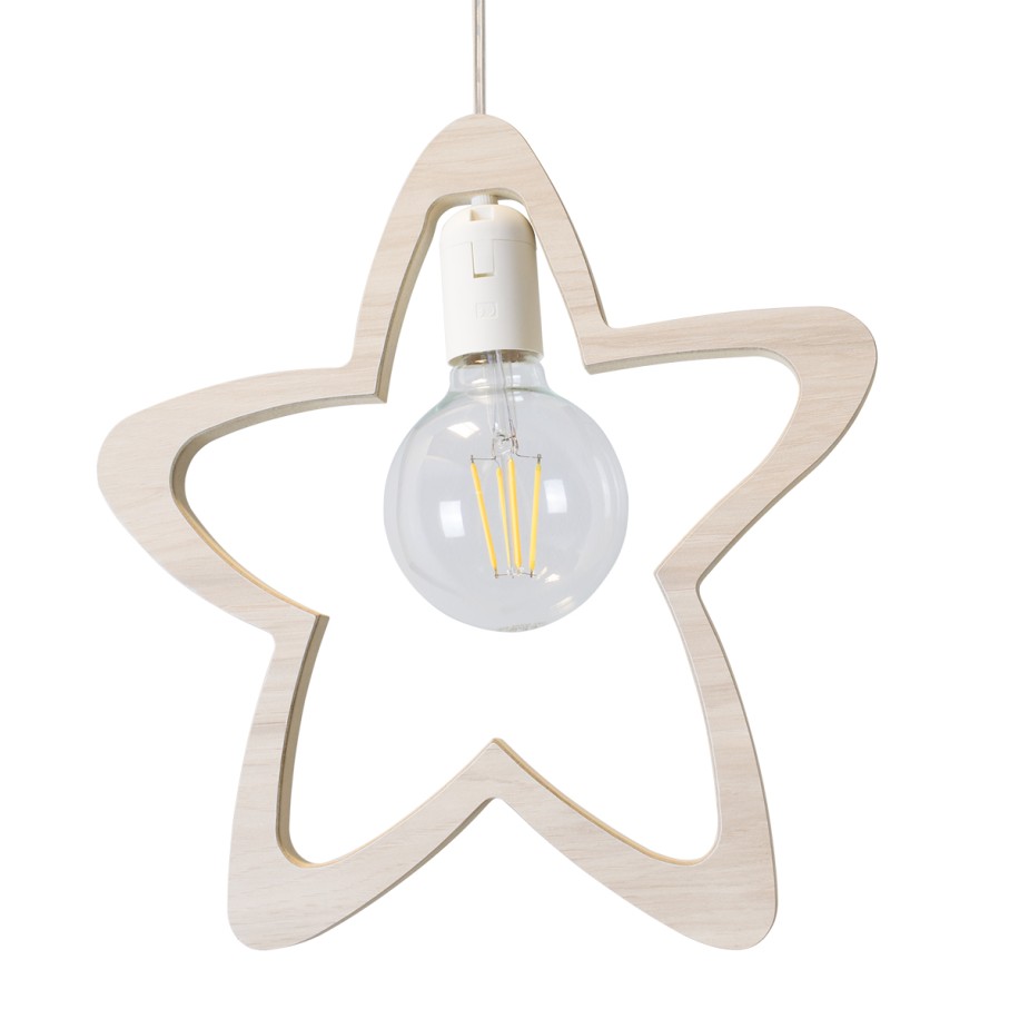Candeeiro Pendente Infantil Star - Básico