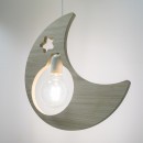 Candeeiro pendente infantil Luna-Basic