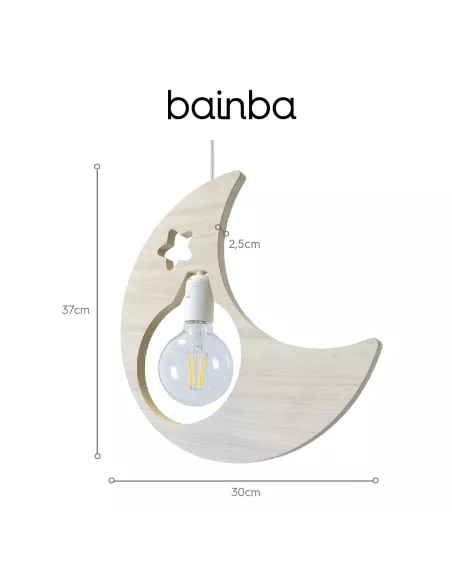 Candeeiro pendente infantil Luna-Basic