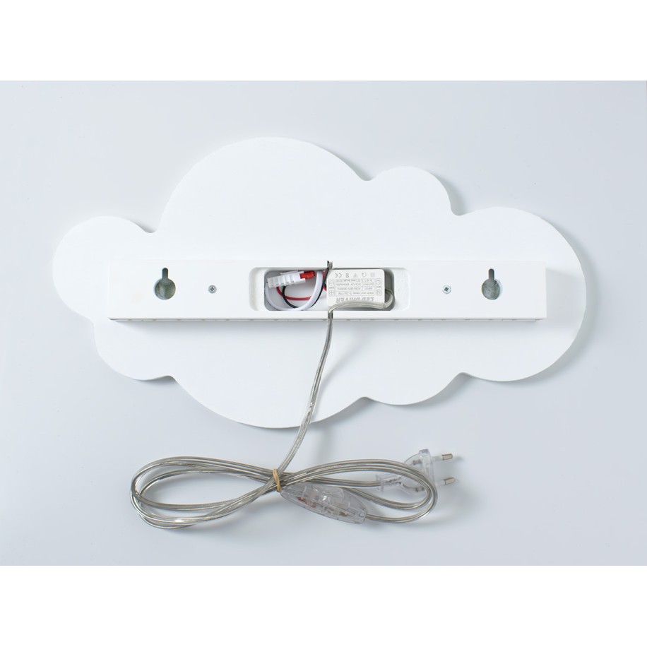 Candeeiro de parede LED infantil Nuvem Branca