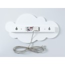 Candeeiro de parede LED infantil Nuvem Branca