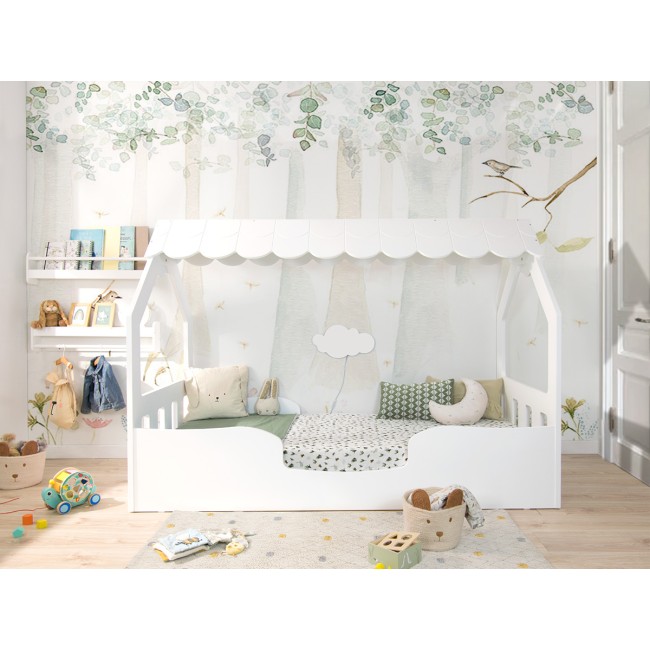 Candeeiro de parede LED infantil Nuvem Branca