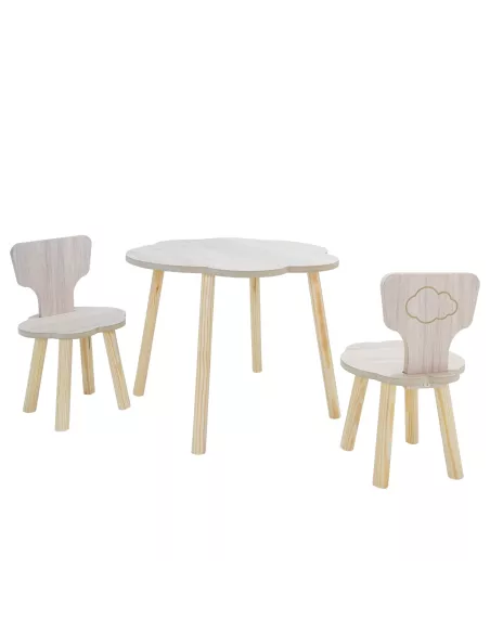 Mesa e cadeiras de criança Nube - Basic