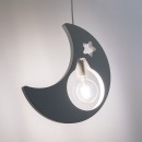 Candeeiro pendente infantil Moon