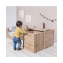 Mesa Montessori com arrumação - Básica