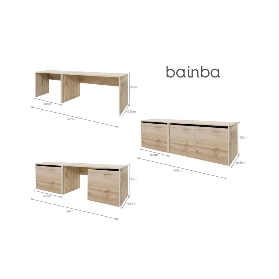 Mesa Dupla Montessori com Arrumação - Básica