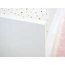 Cama de casal laminada branca 90 x 190