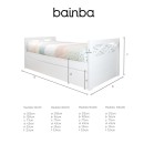 Cama de rodízio para jovens Cruz