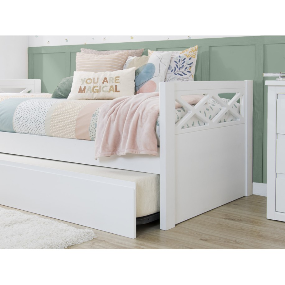 Cama de rodízio para jovens Cruz