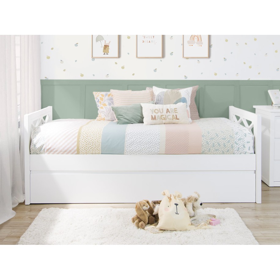 Cama de rodízio para jovens Cruz