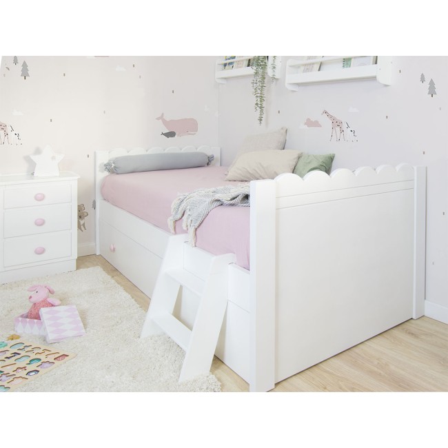 Cama de rodízio infantil Dalia