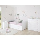 Cama de rodízio infantil Dalia