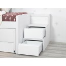 Escada com gavetas para camas