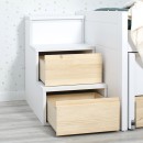 Escada com gavetas para camas