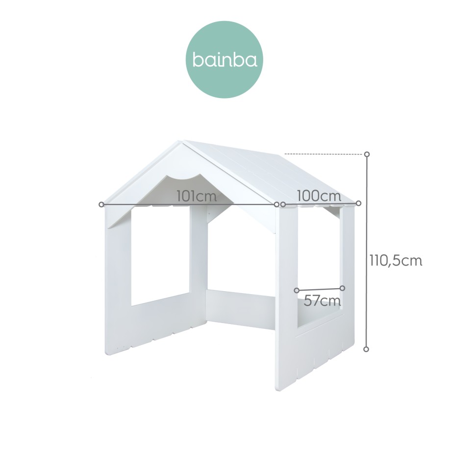 Casa para camas de rodízio
