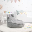 Pufe infantil ursinho cinzento