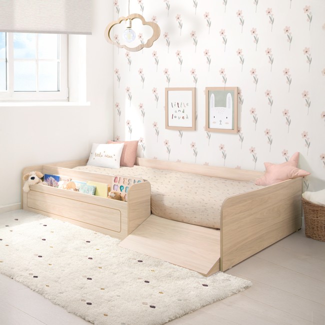 Cama Montessori com rampa e baú - Básico