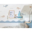 Estante de parede infantil Montessori