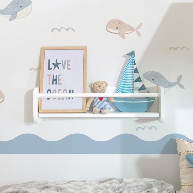 Estante de parede infantil Montessori
