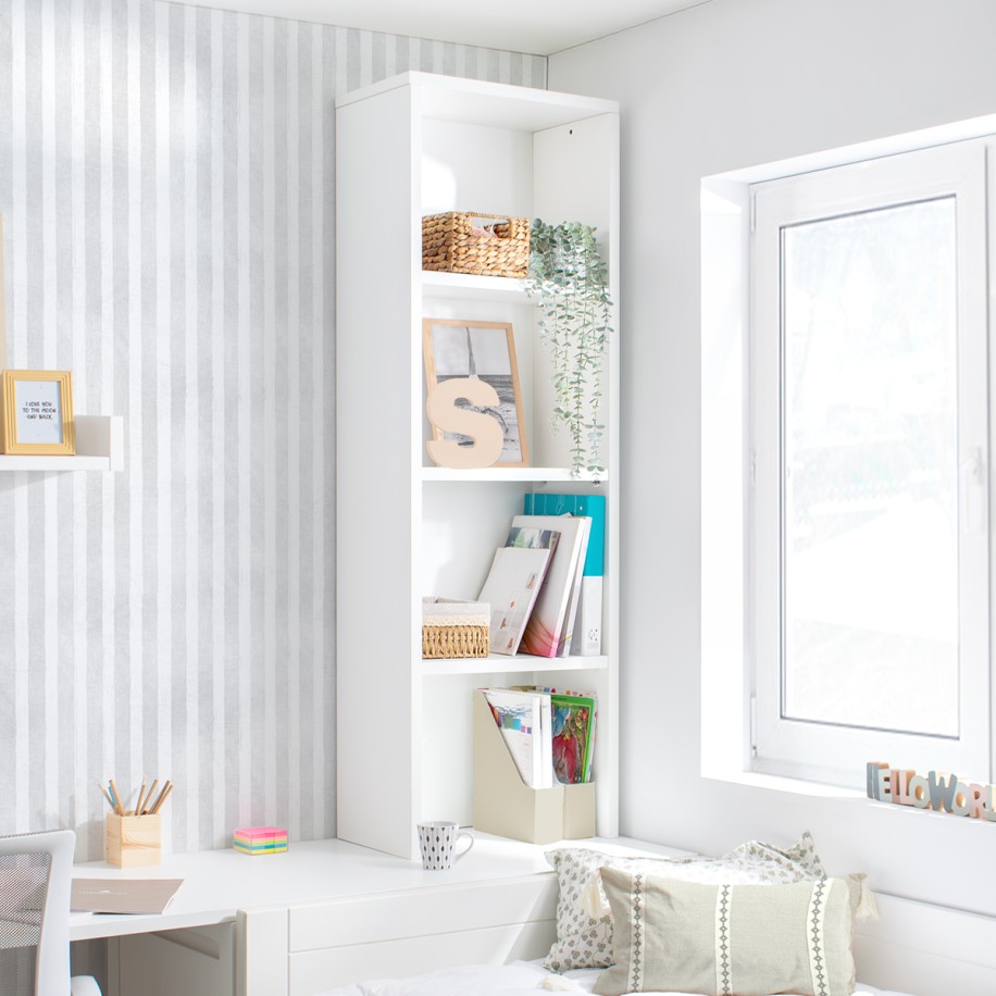 Estante Biblioteca sobre secretária Lineal