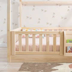 Barreira de proteção extra camas Montessori