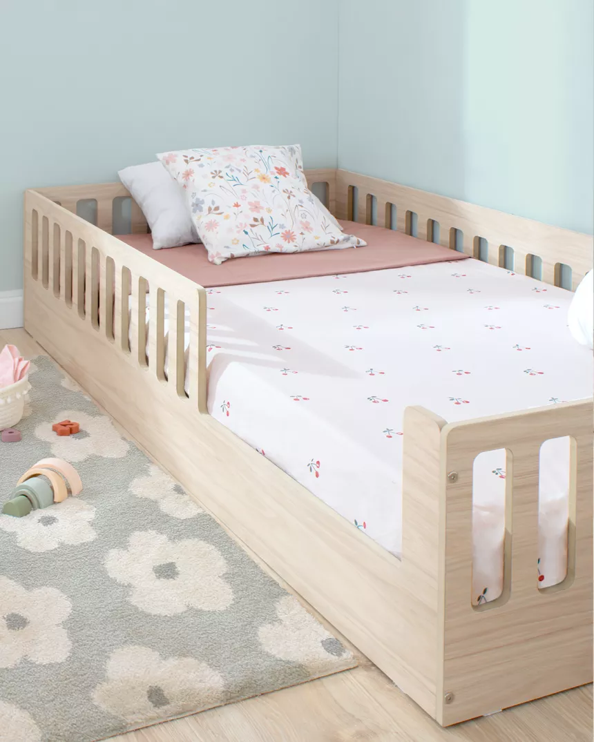 Cama Montessori Creta com grade de segurança – Autonomia e conforto desde cedo 2