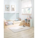 Estante de arrumação 4 compartimentos e 2 cestos