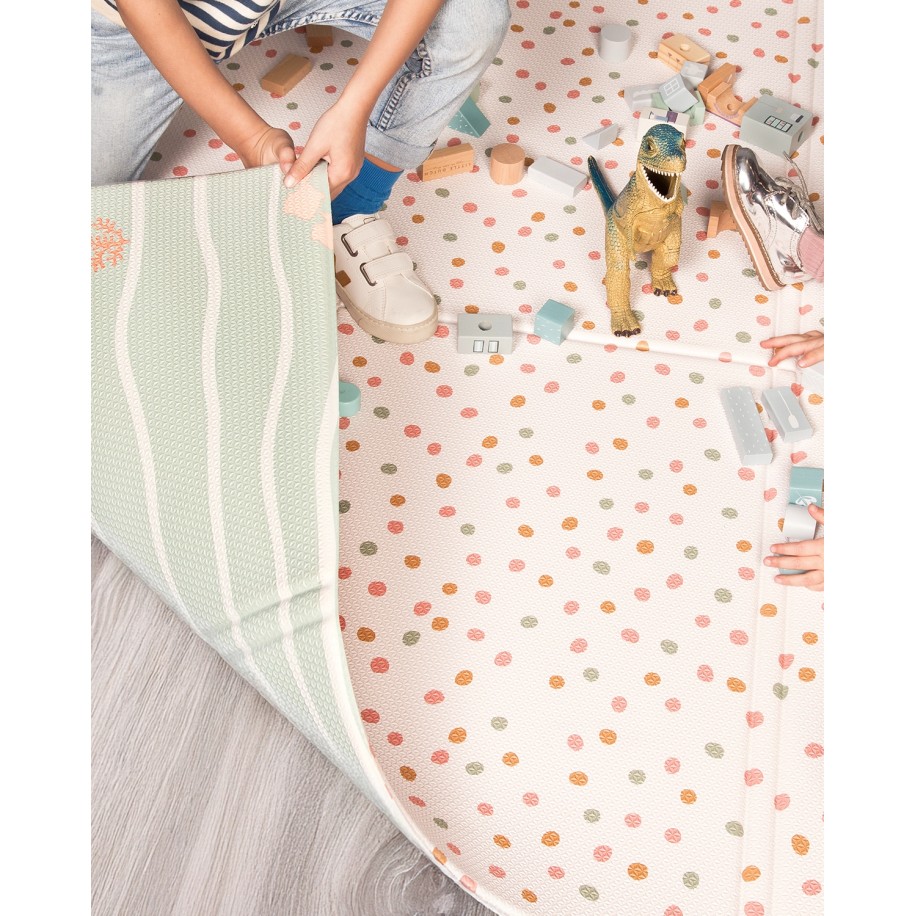 Tapete infantil para crianças reversível