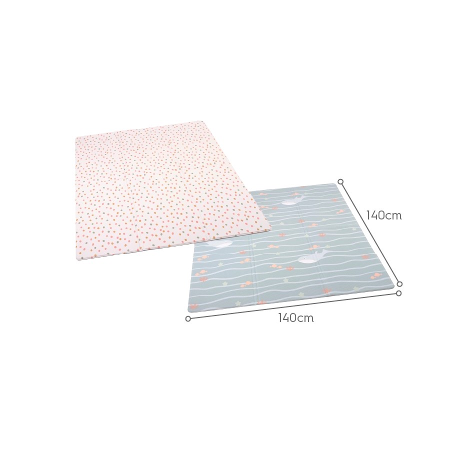 Tapete infantil para crianças reversível