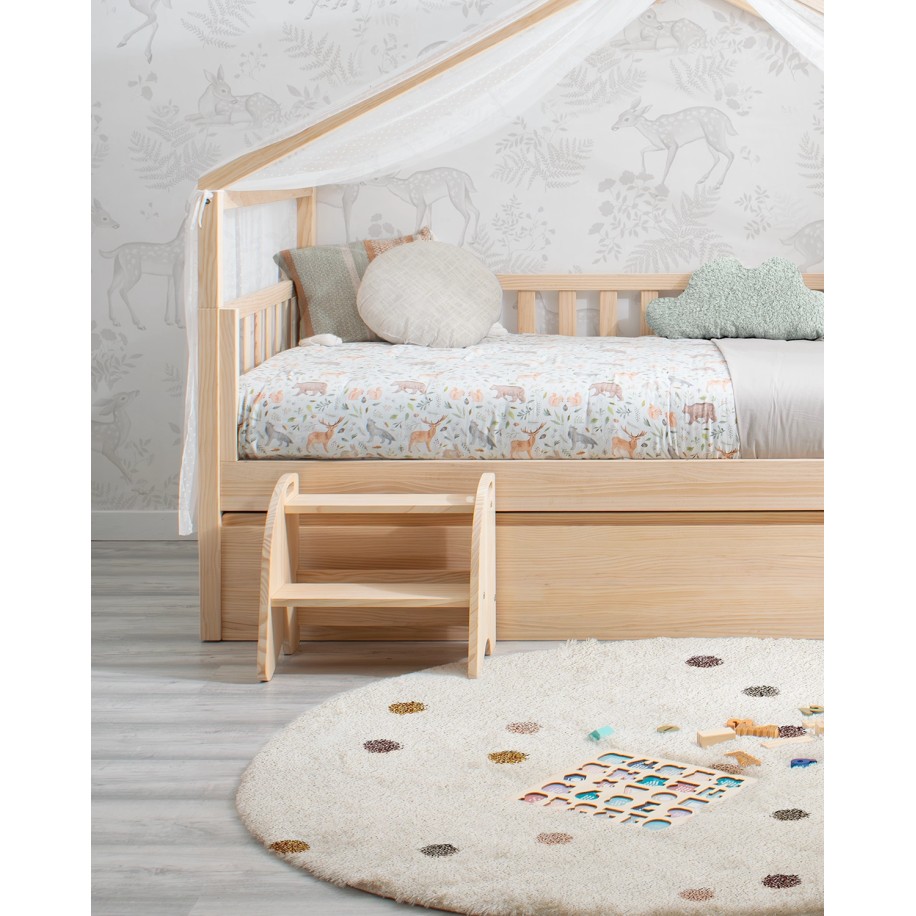 Escada infantil de madeira