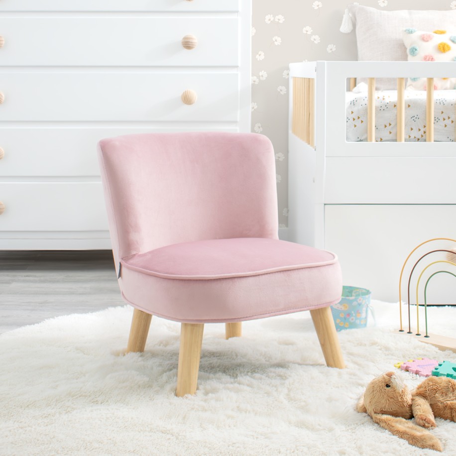 Poltrona infantil para crianças – Rosa