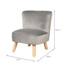 Poltrona infantil para crianças – Gris