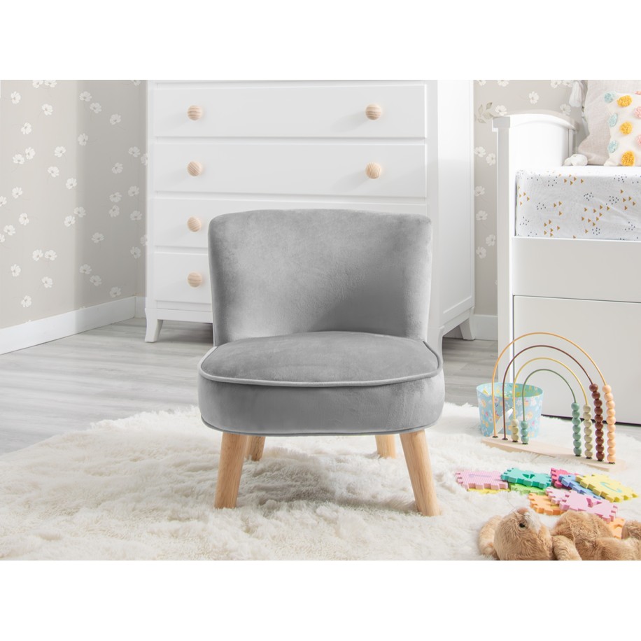 Poltrona infantil para crianças – Gris