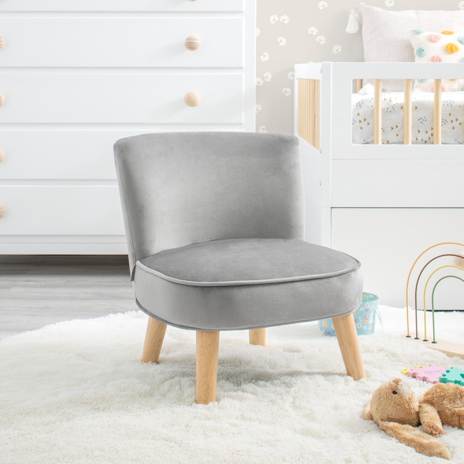 Poltrona infantil para crianças – Gris