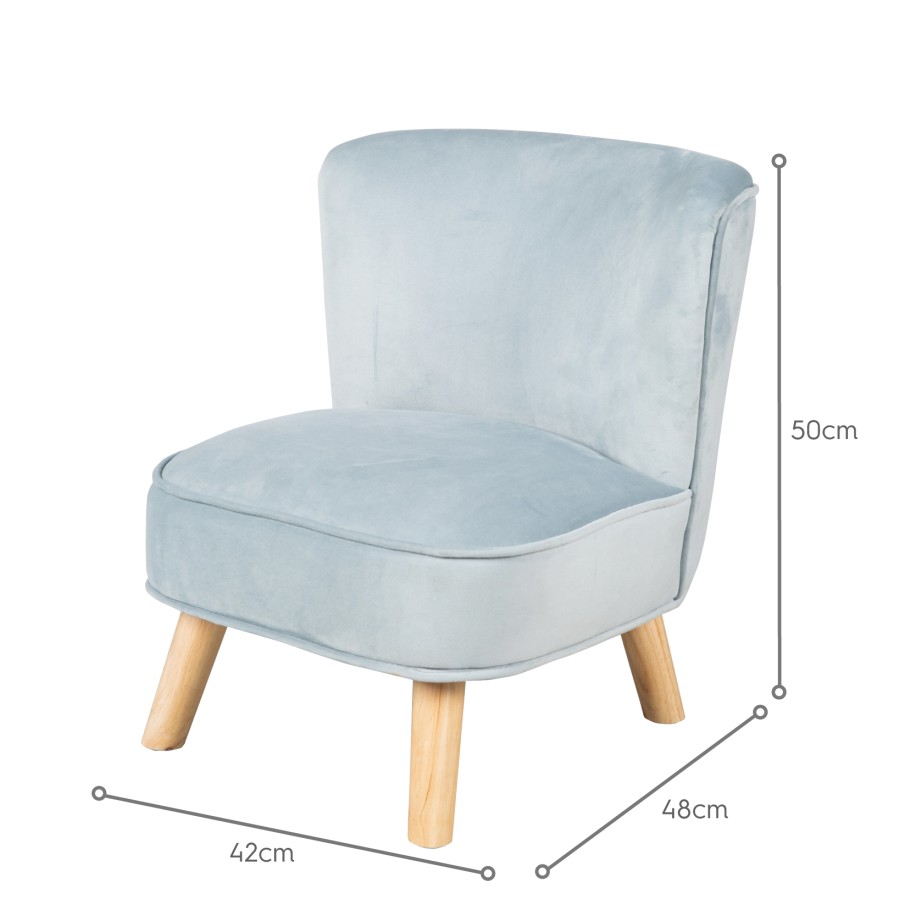 Poltrona infantil para crianças – Azul