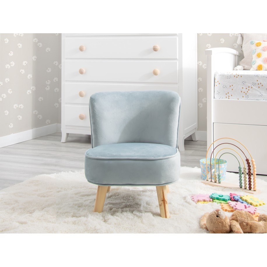 Poltrona infantil para crianças – Azul