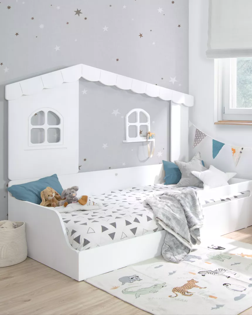 Cama Casinha Montessori com luz