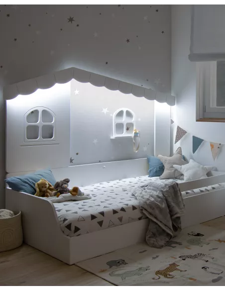 Cama Casinha Montessori com luz