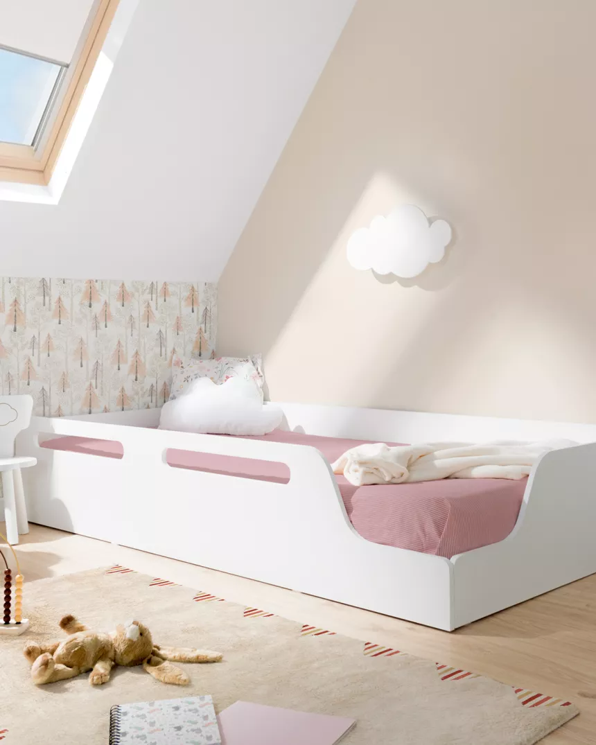 Cama Baixa Montessori Eco - Branca 190