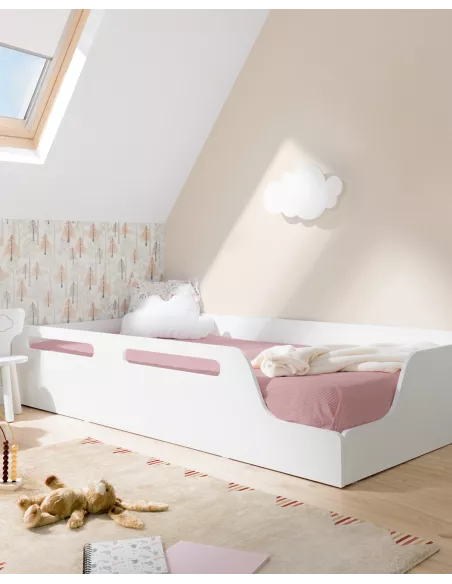 Cama Baixa Montessori Eco - Branca 190