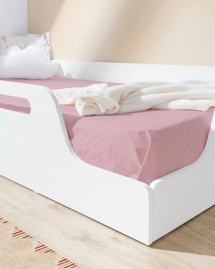 Cama Baixa Montessori Eco - Branca 190